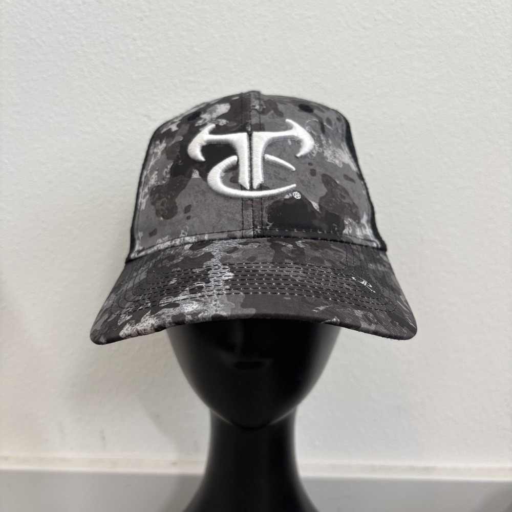 True Timber Camo Trucker Hat Mens OS Gray 3D Embroidered Logo Snapback